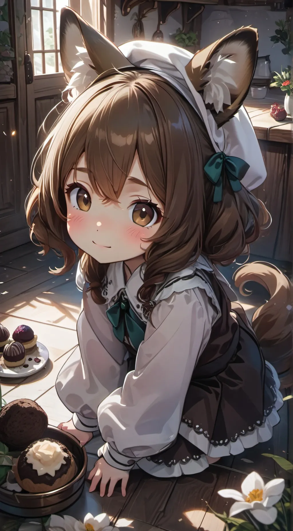 ai character: Blair  background