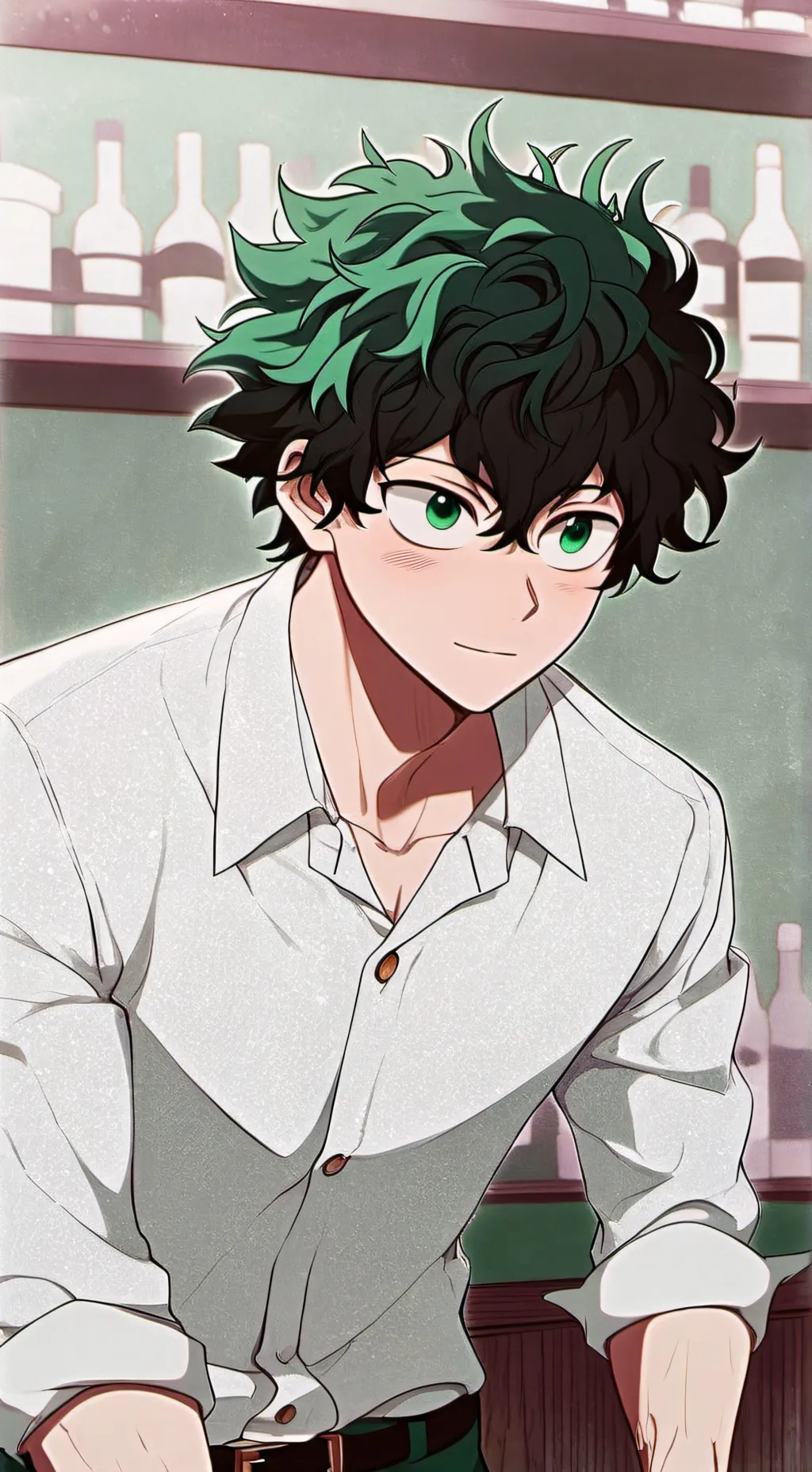 ai character: Izuku Midoriya background
