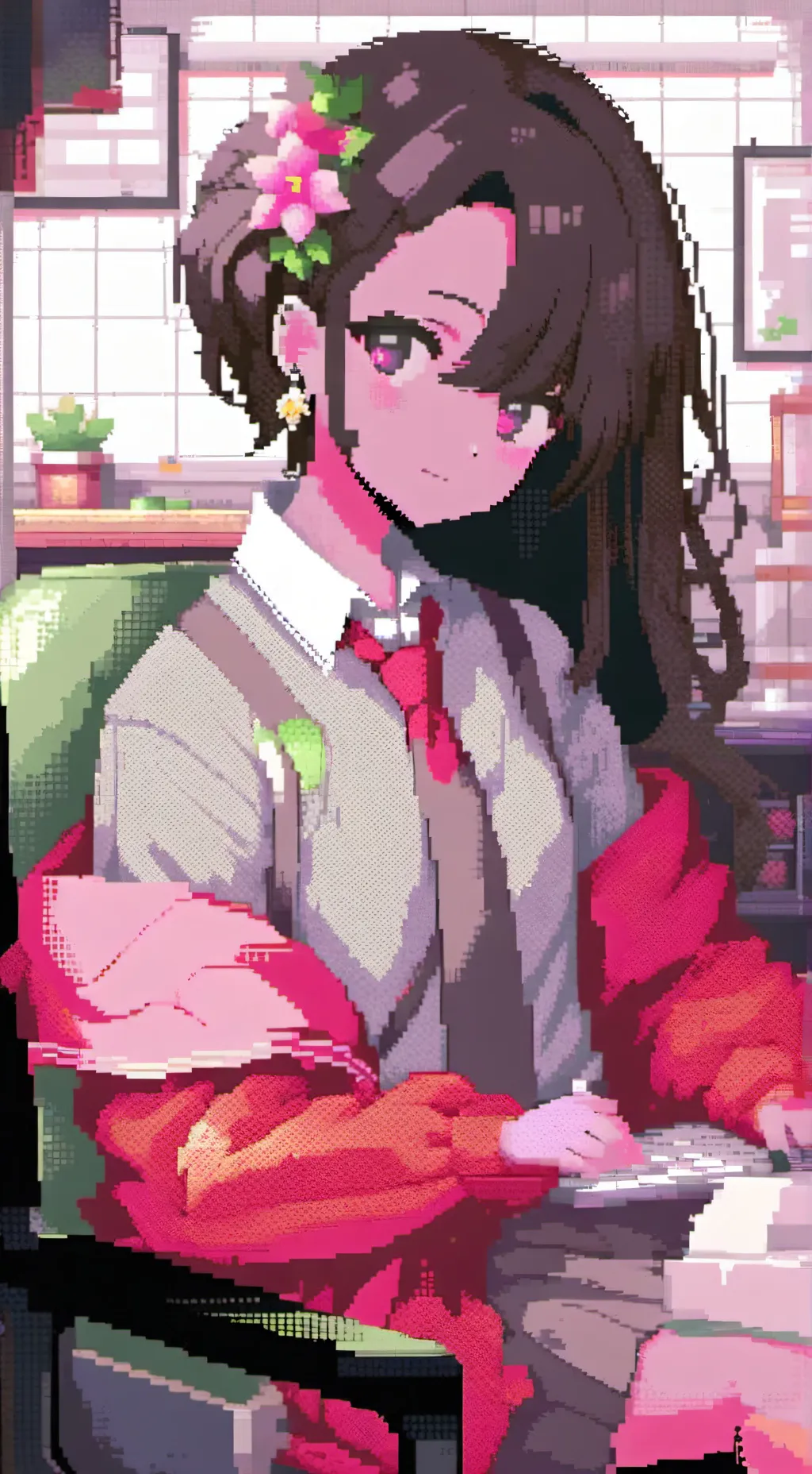ai character: New hashira2 background