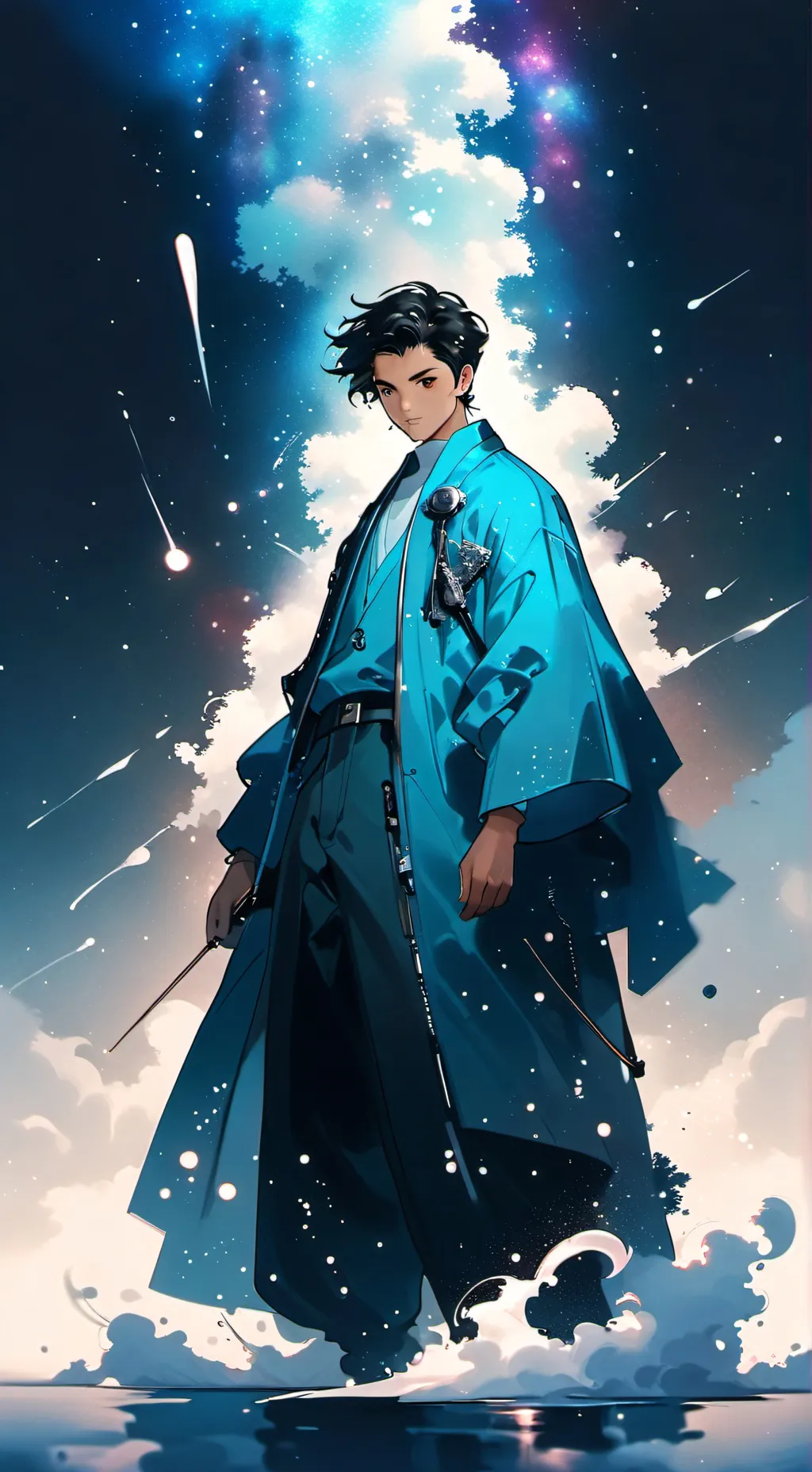 ai character: Weird background