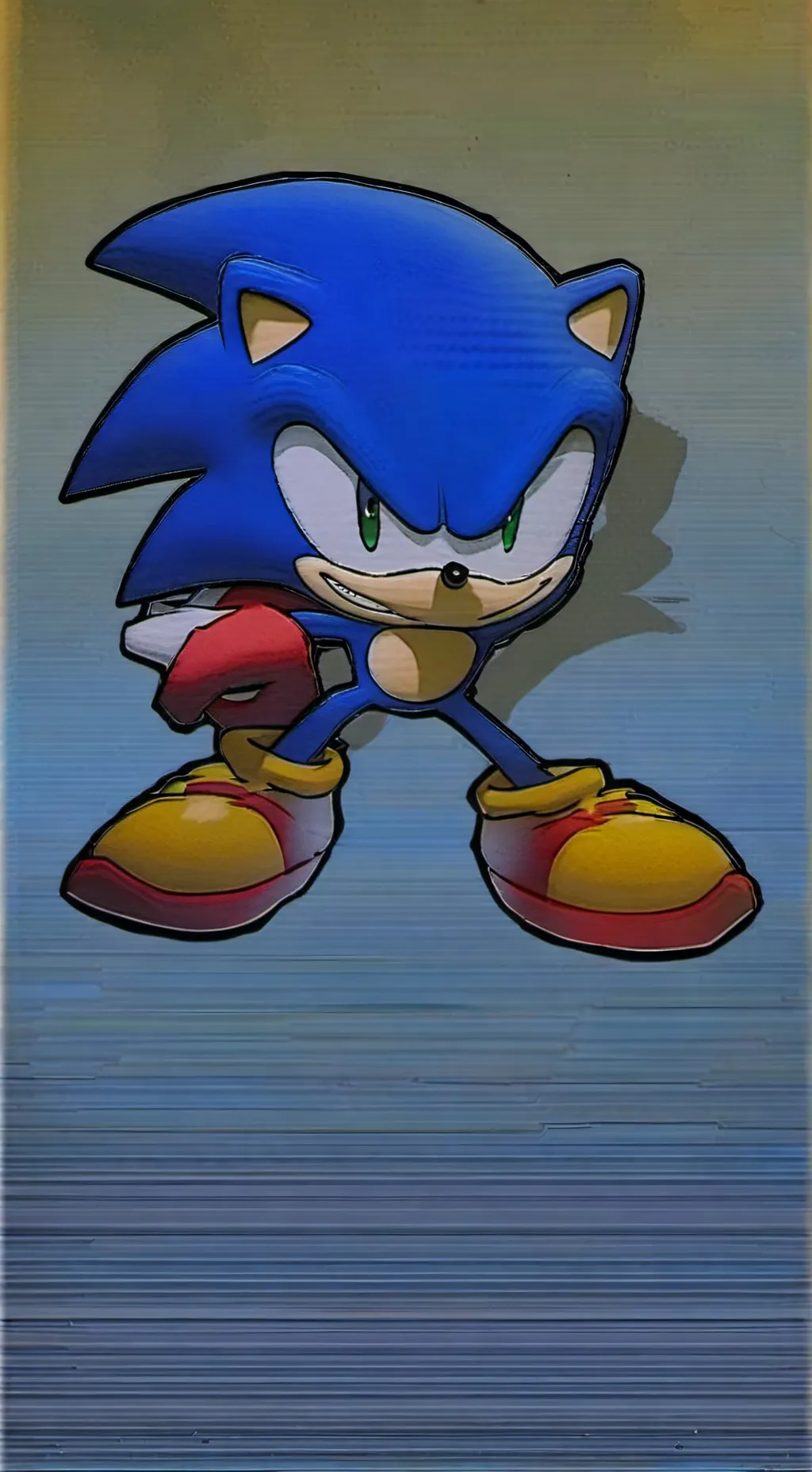 ai character: Sonic el shejejojo background
