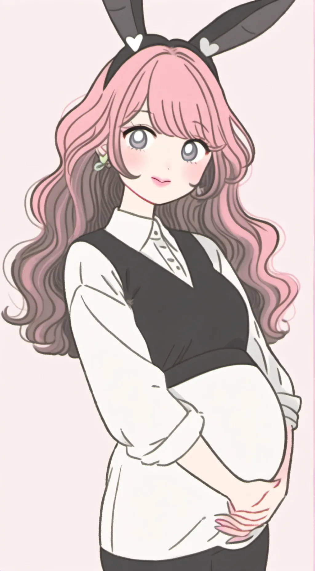 ai character: Vivian preg background