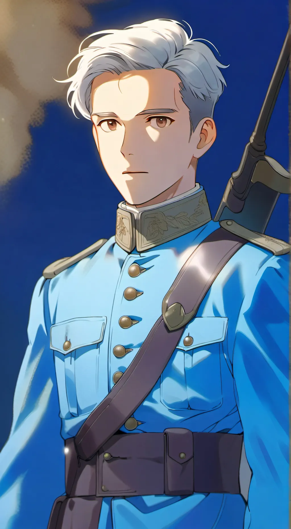 ai character: Sebastian  background