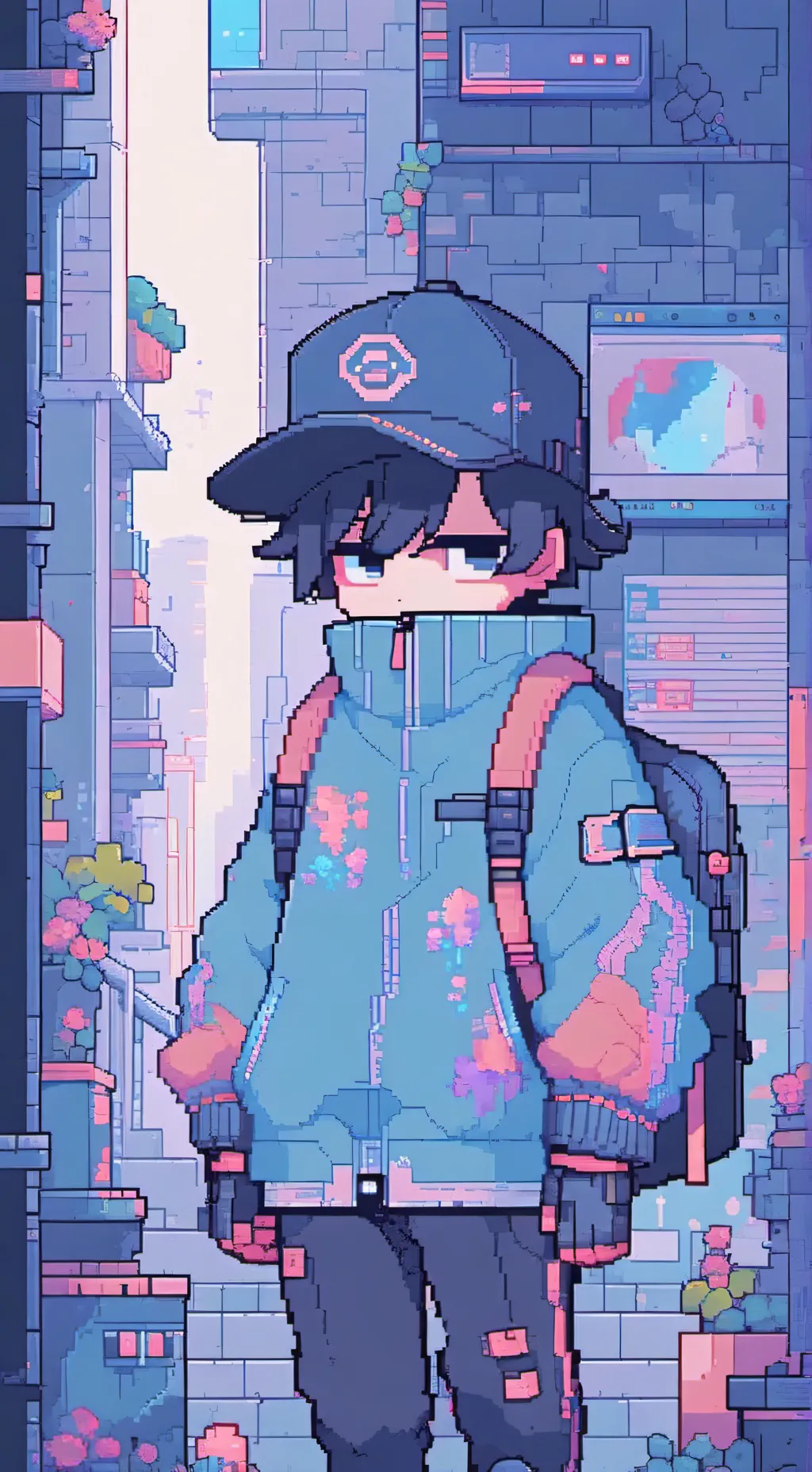 ai character: mark background