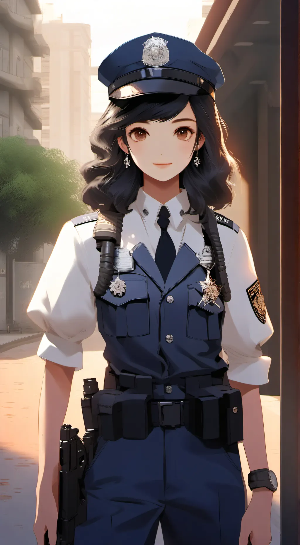 ai character: police dream♥ background