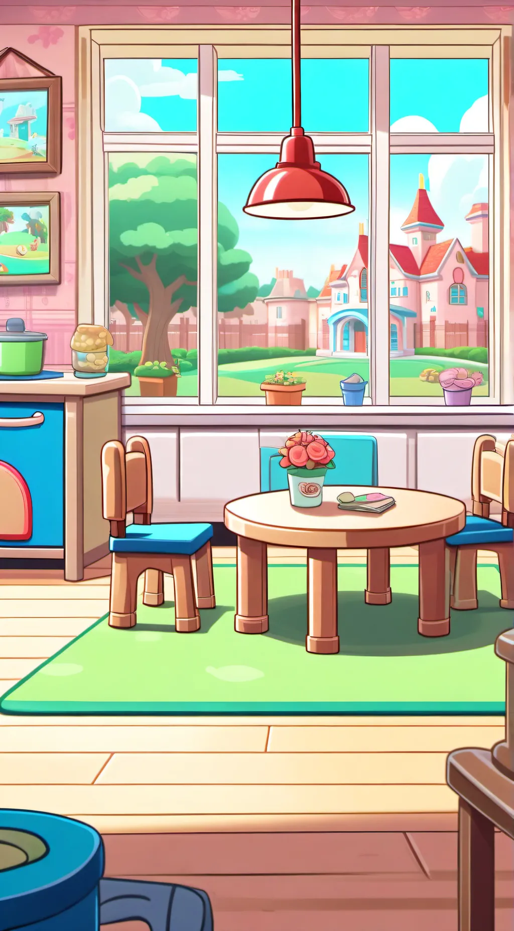 ai character: Fnaf daycare  background
