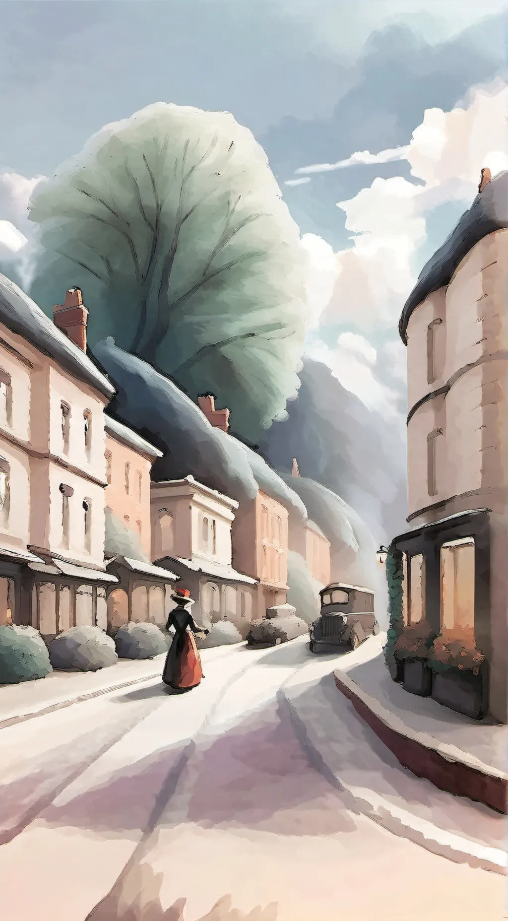 ai character: Victorian life background