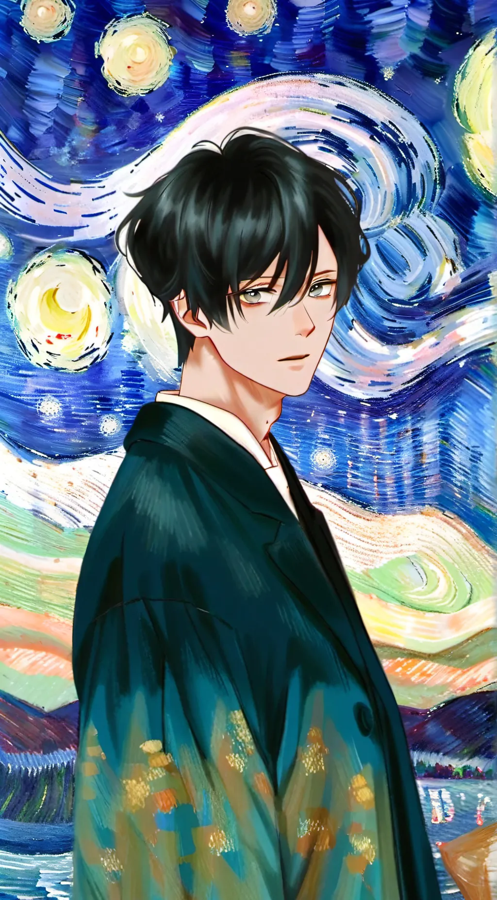 ai character: Rin background