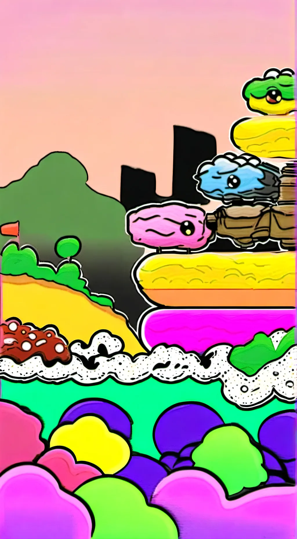 ai character: Sugar rush racer background