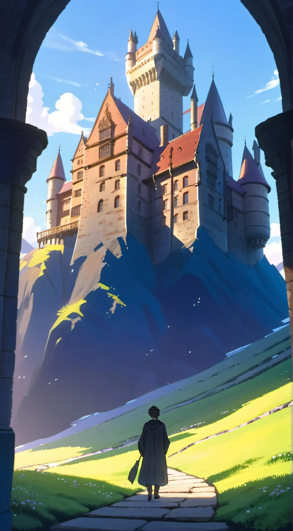 ai character: Hogwarts ￼ background