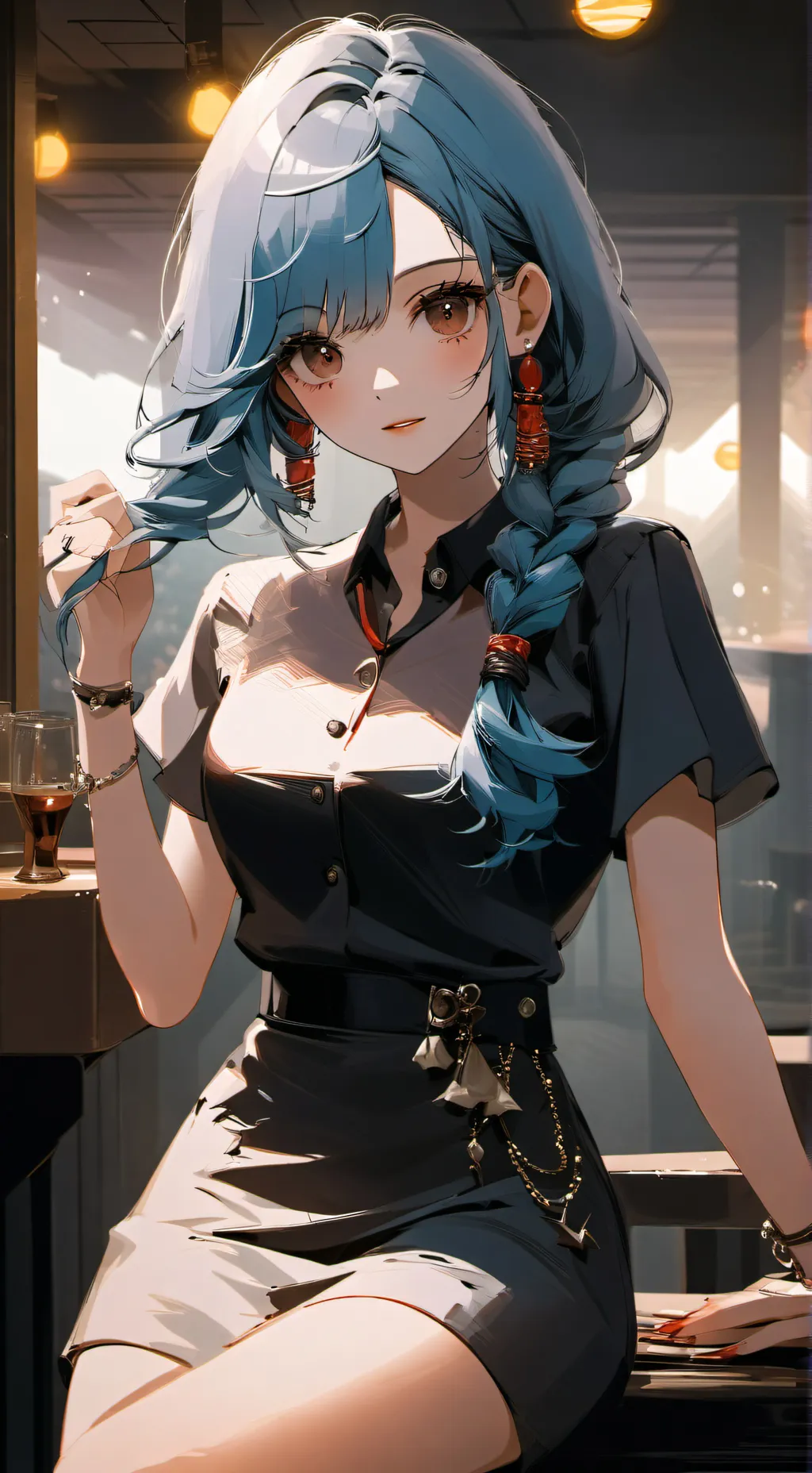 ai character: Lily background
