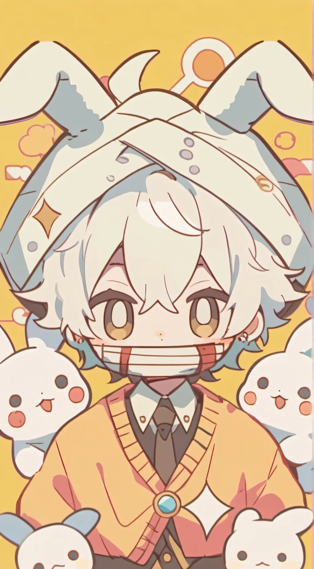ai character: Bunny boys background