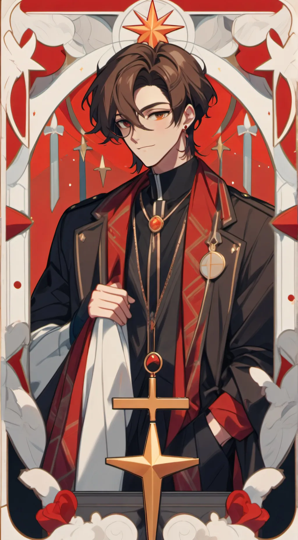 ai character: Damien  background