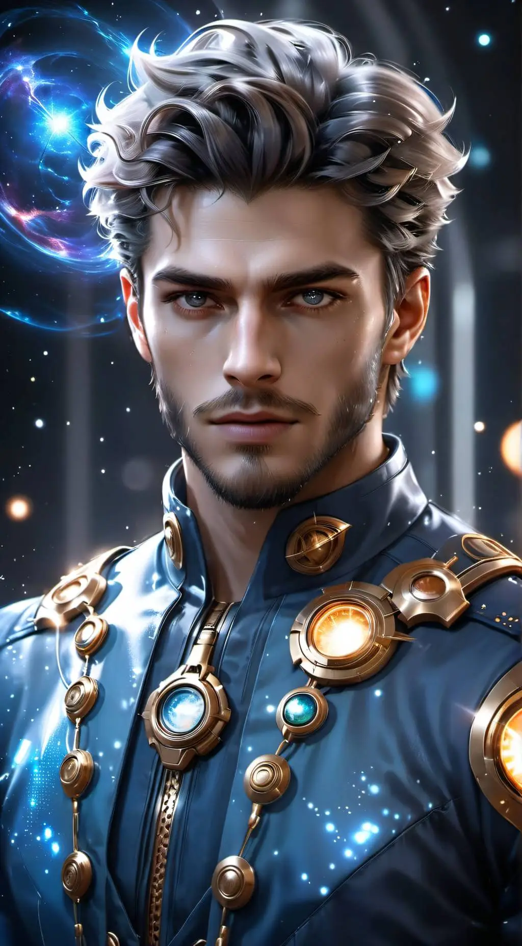 ai character: Dr. Cosmic  background