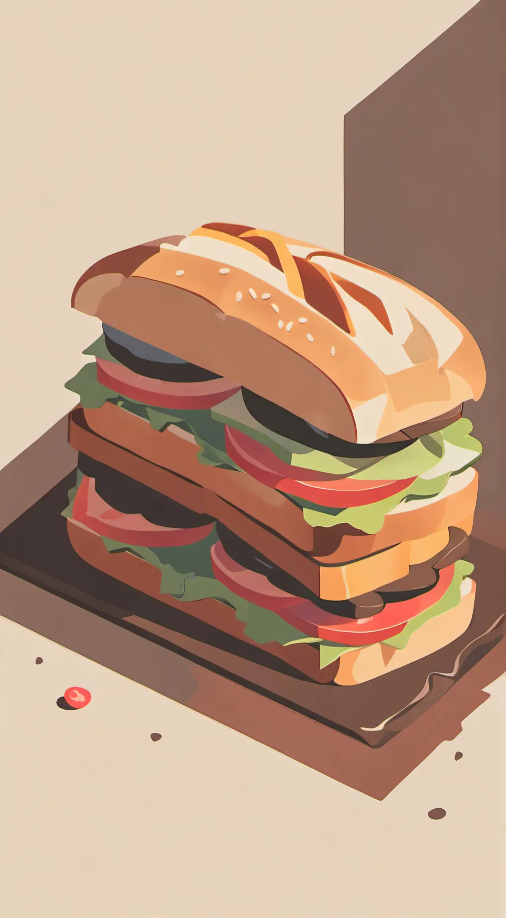 ai character: Sandwich family  background