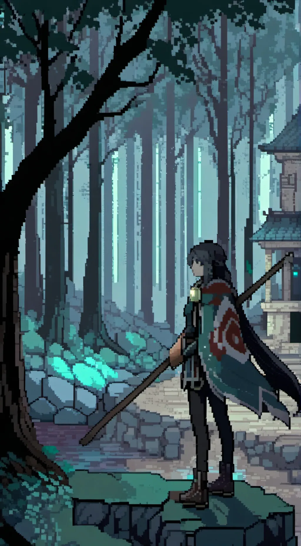 ai character: vee background