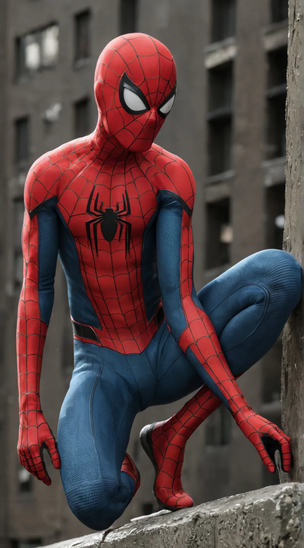 ai character: Peter Parker  background