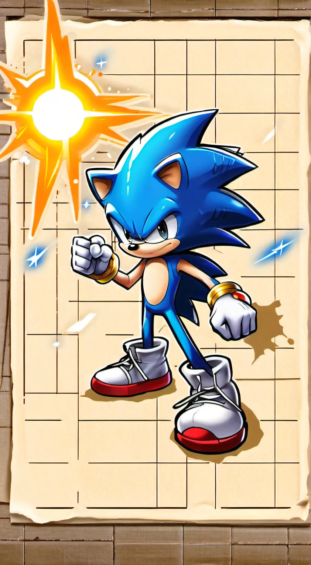 ai character: sonic and the gang background