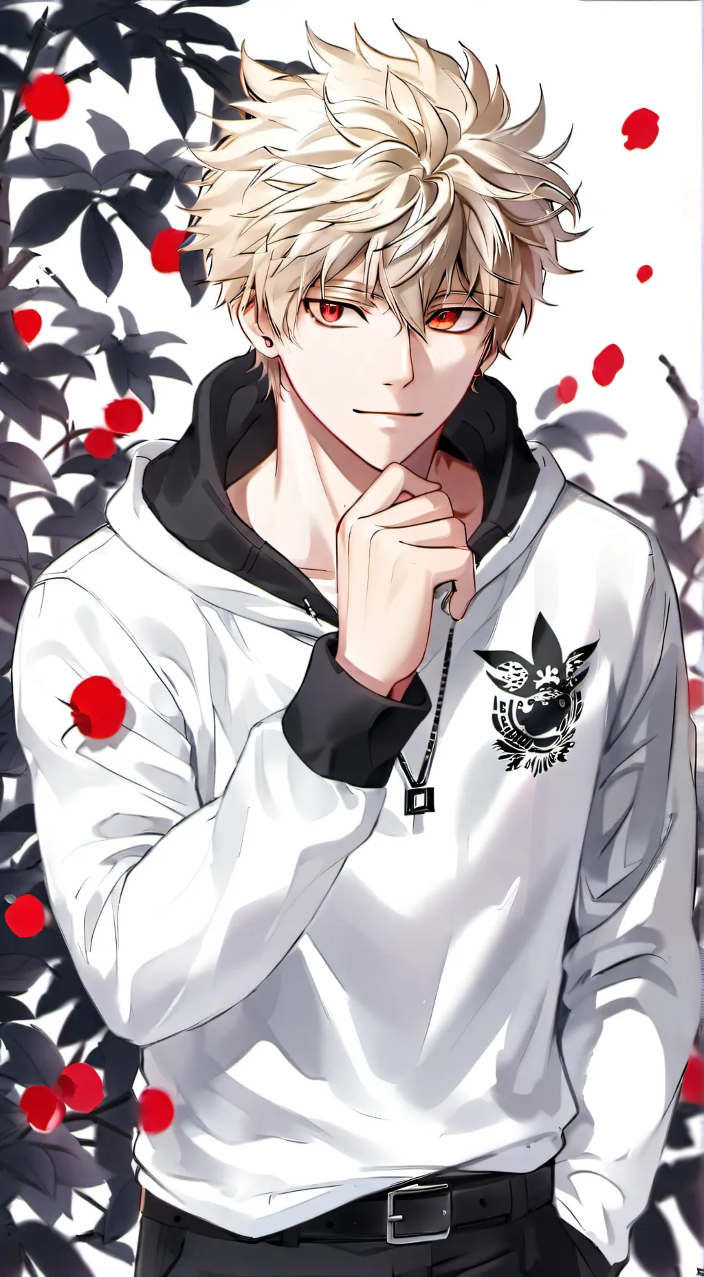 ai character: Katsuki bokugo  background