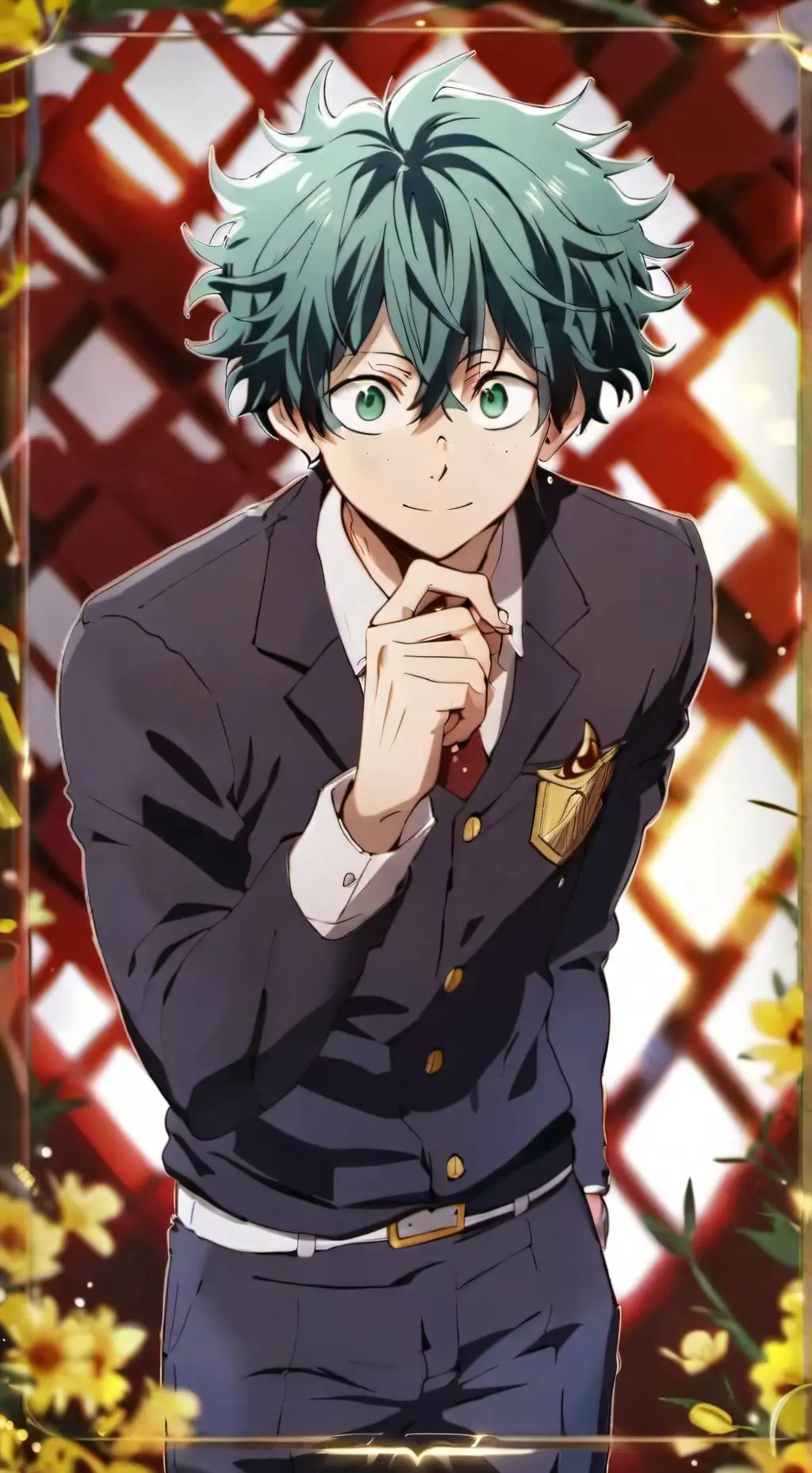 ai character: MHA prom!!!!! background