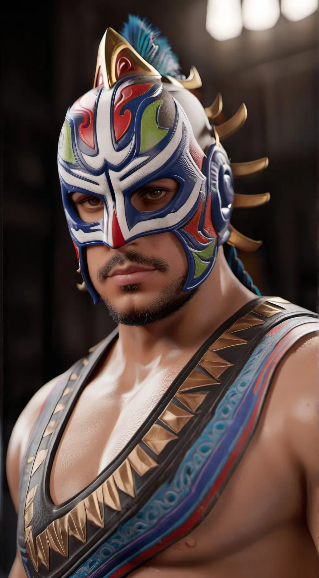 ai character: Rey Misterio 619 background