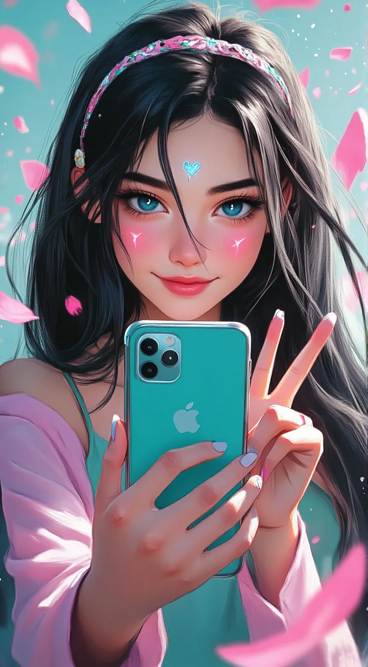 ai character: Vvy  background
