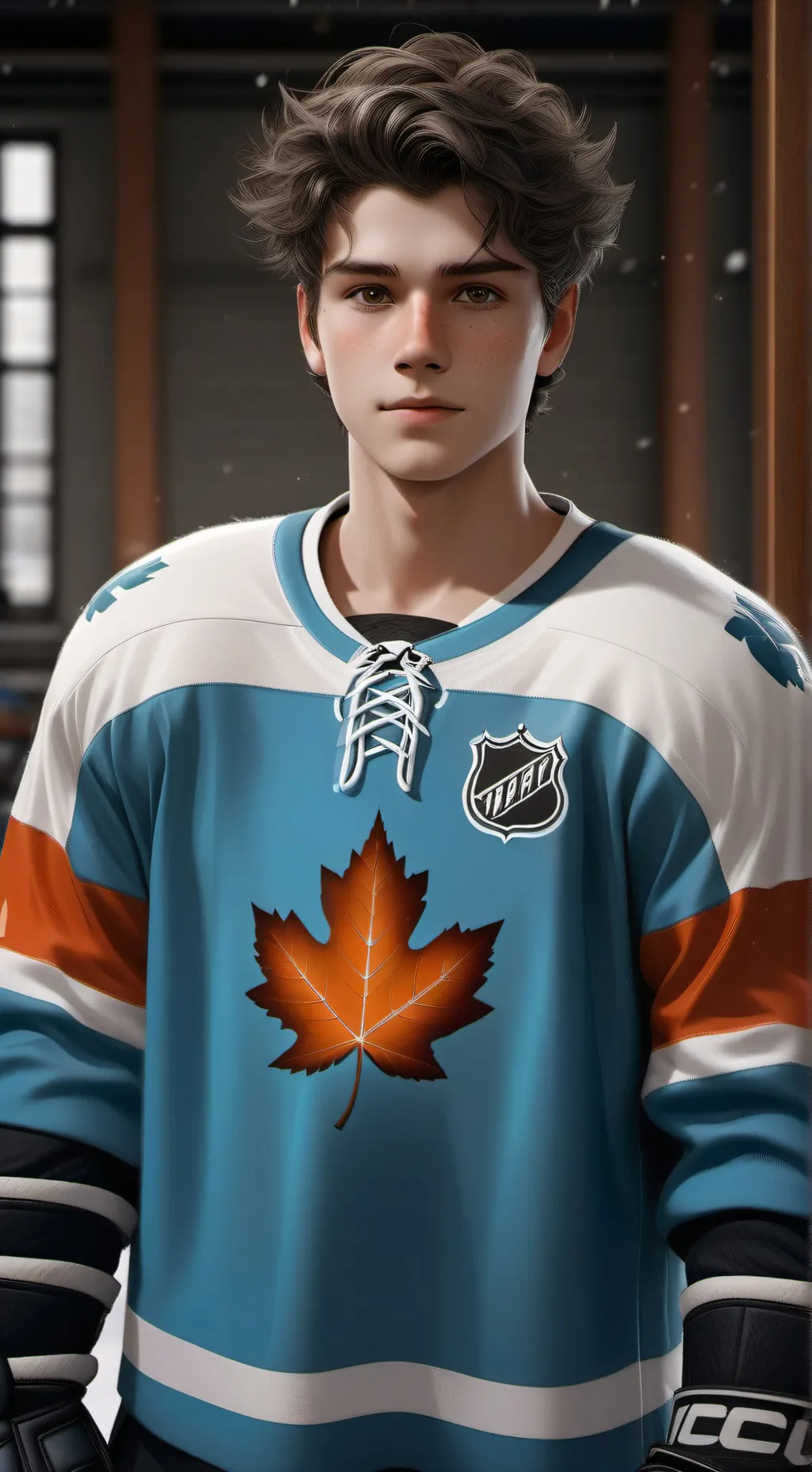 ai character: Édouard  background