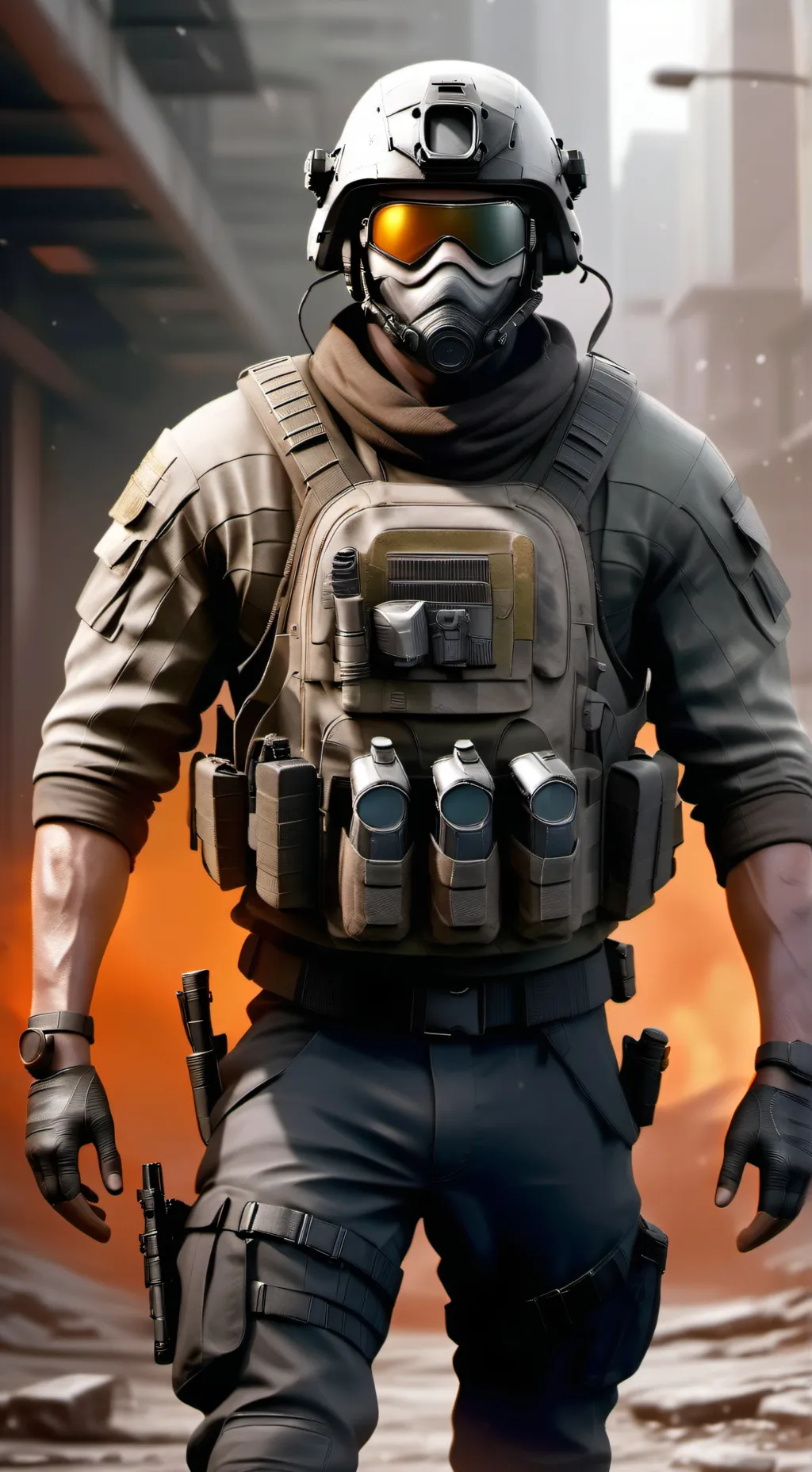 ai character: cod but GAY background