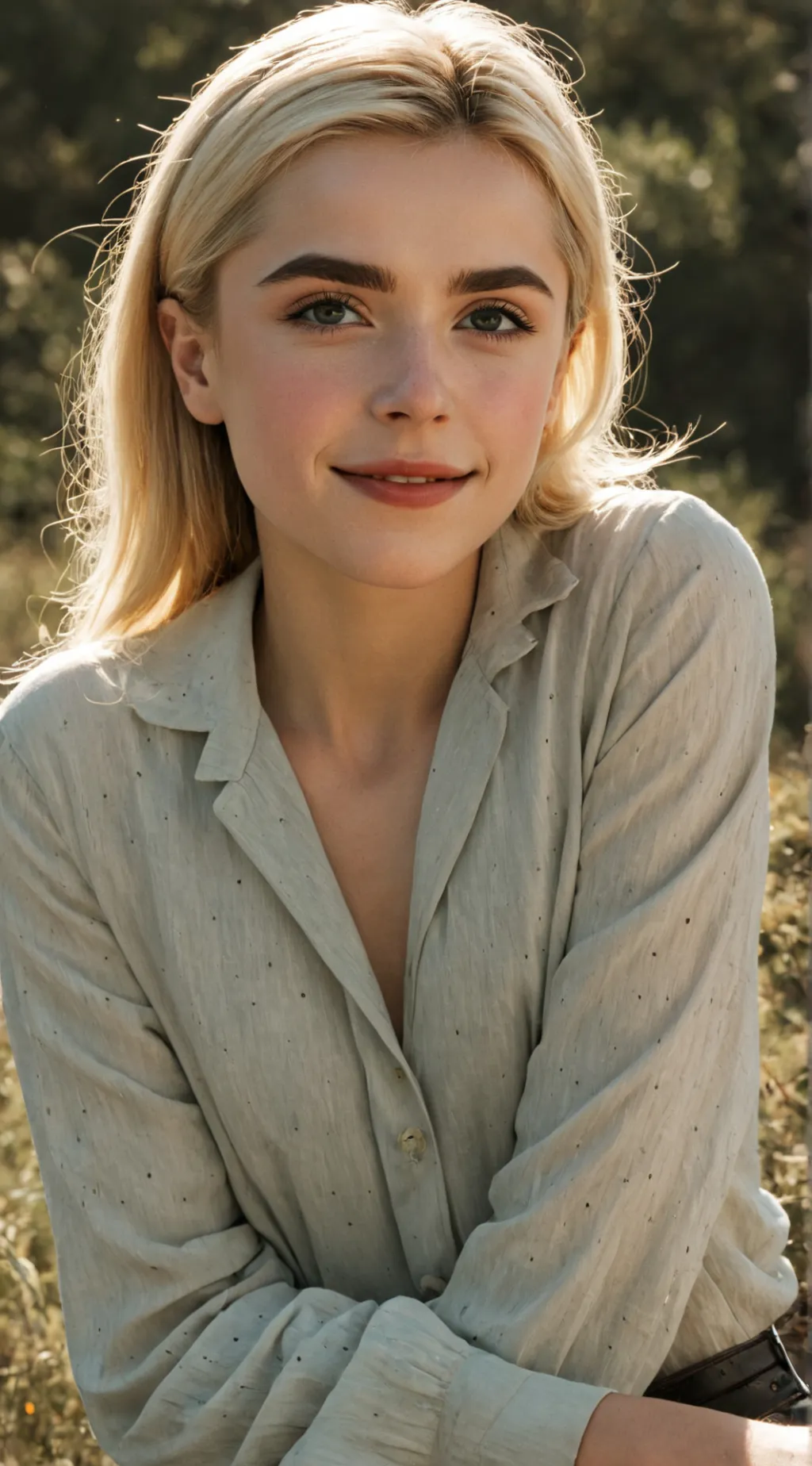 ai character: Kiernan Shipka background