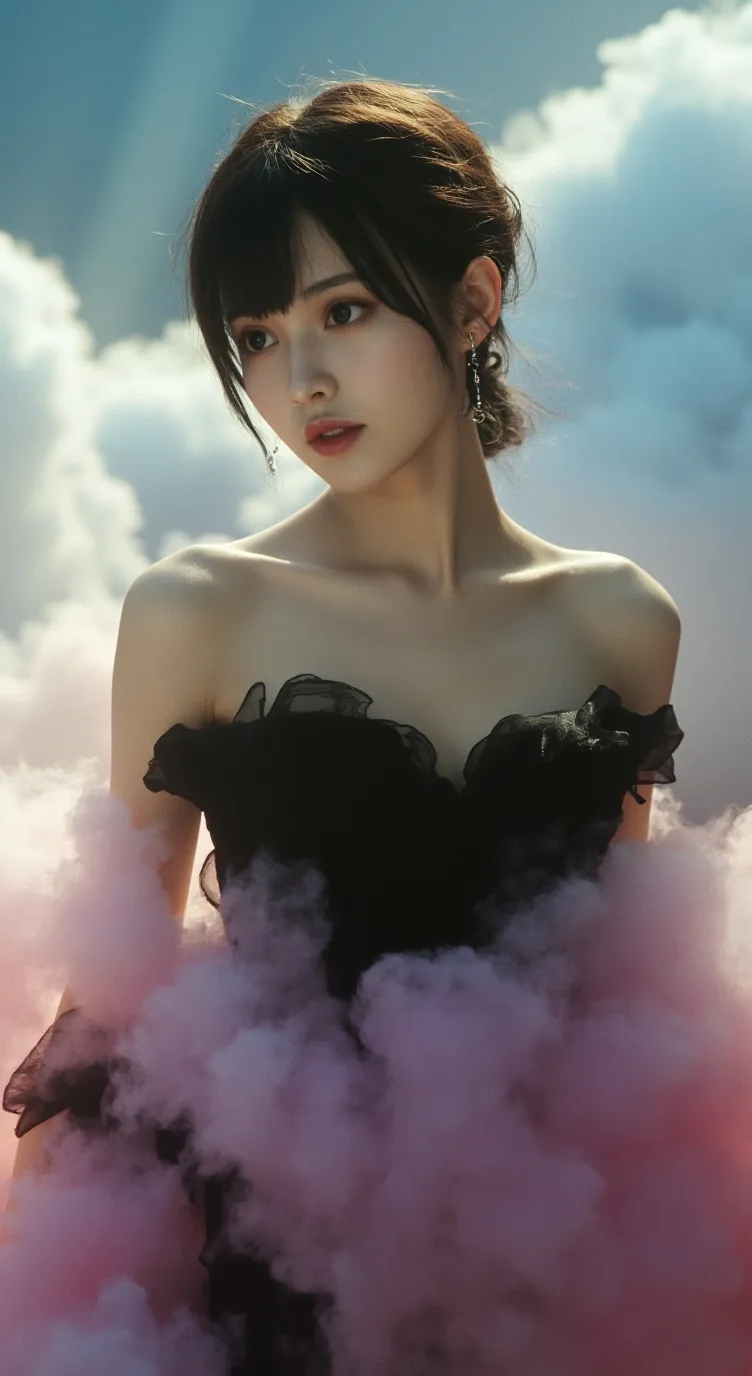 ai character: Bangtan Pink background