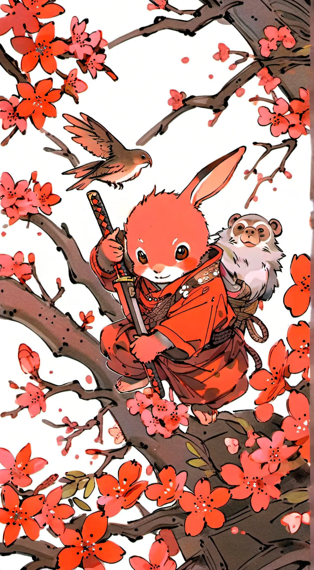 ai character: bunzoe vs monzoe background