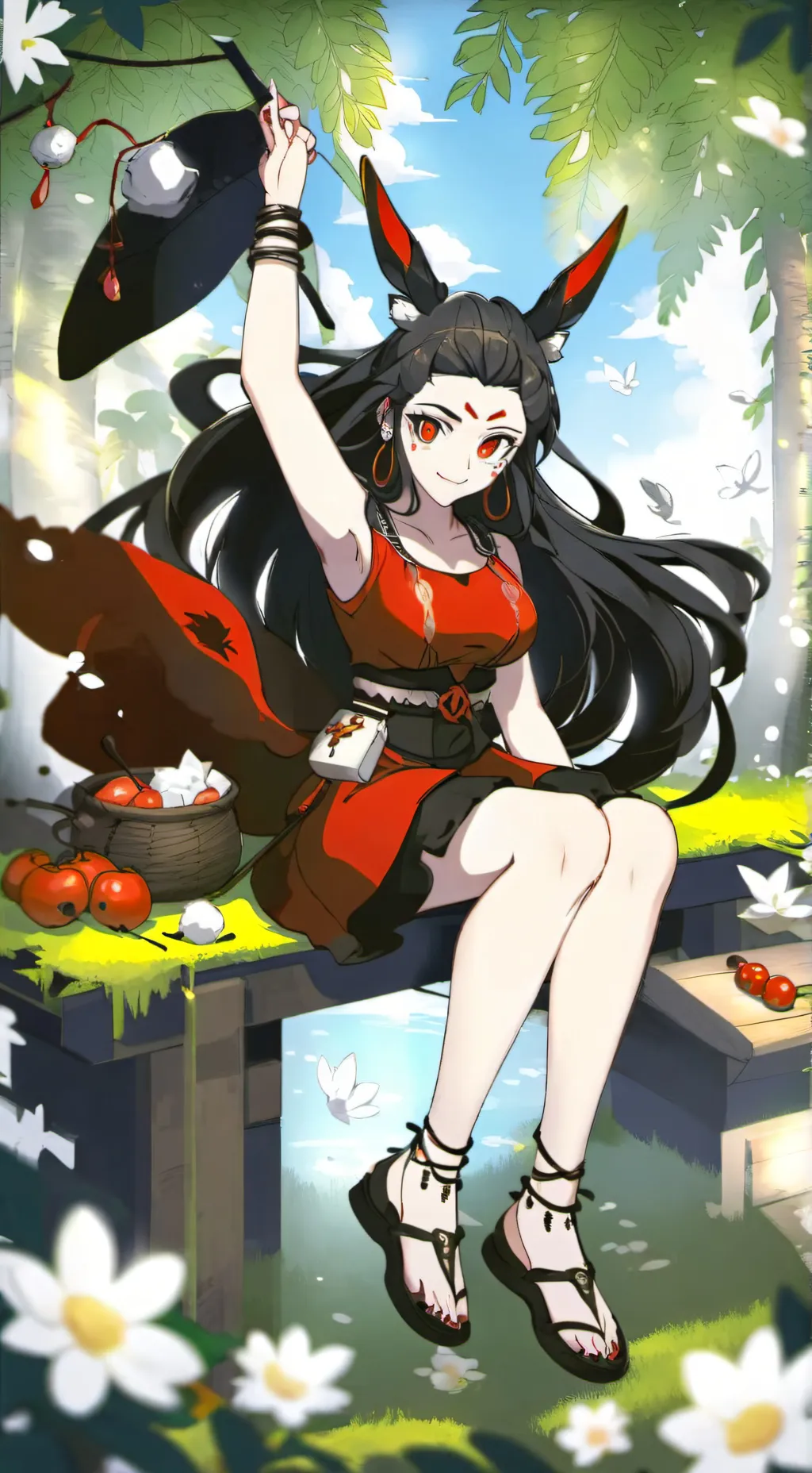 ai character: Daki background