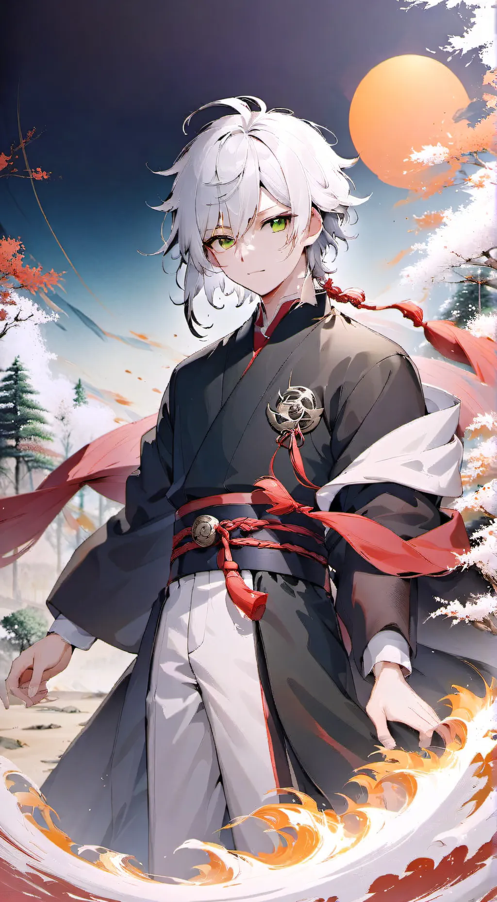ai character: Infinity Castle background