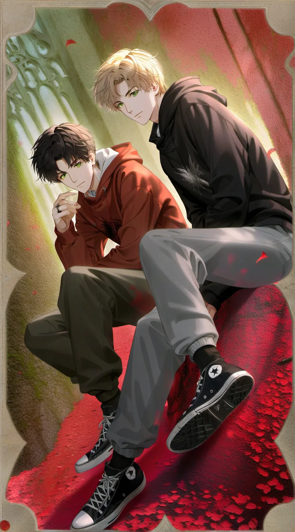 ai character: Noel & Finn background