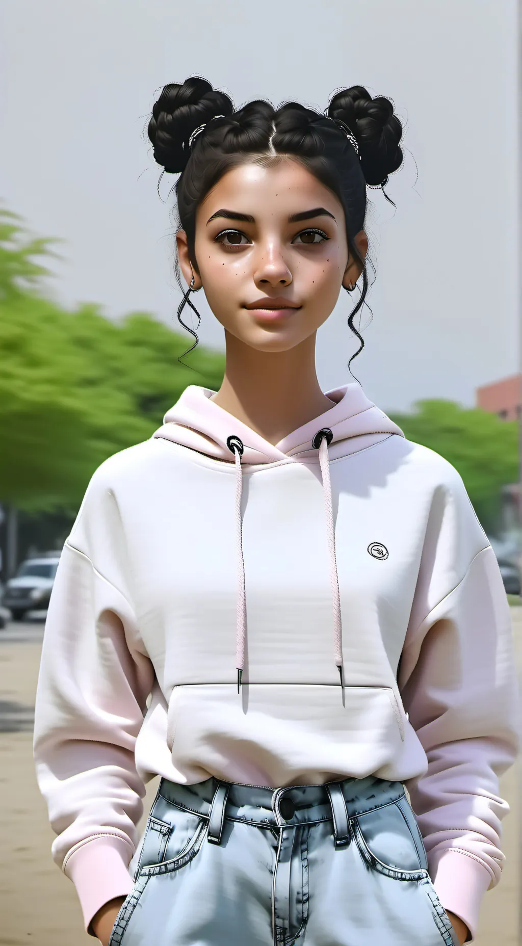 ai character: Aria background