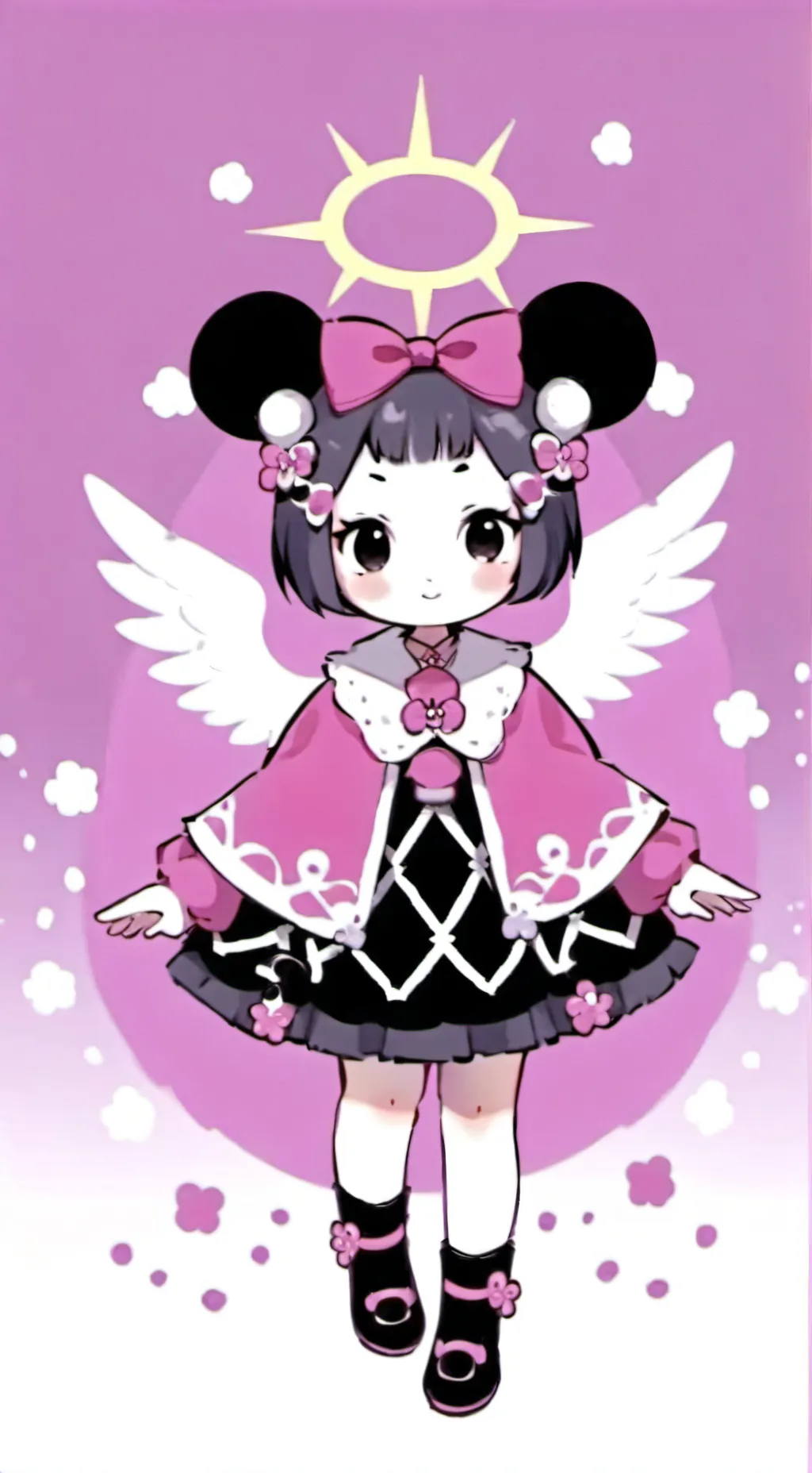 ai character: Kuromi background