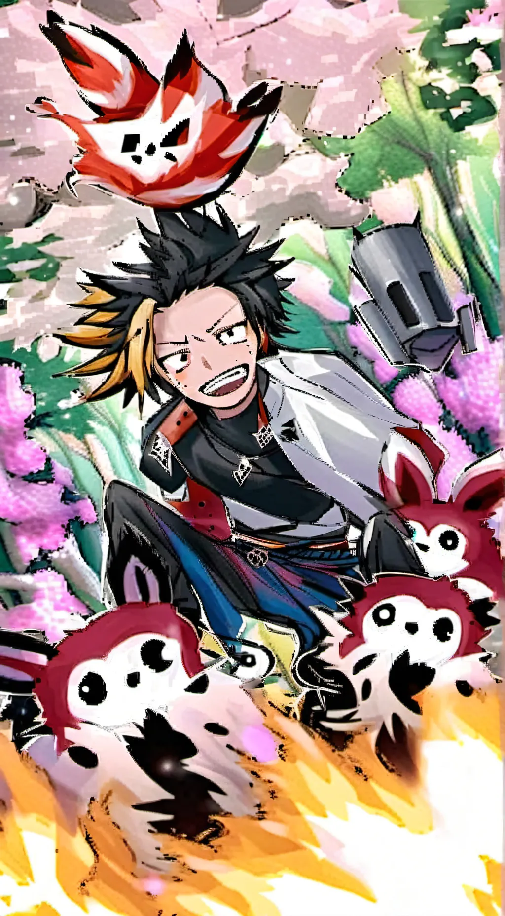 ai character: mha background
