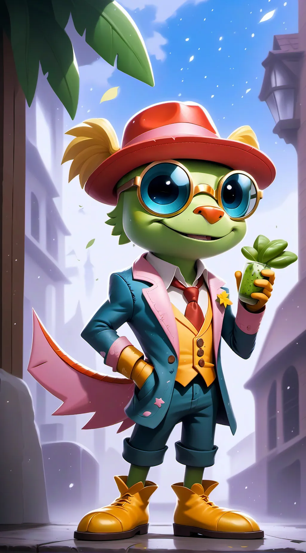 ai character: Dandy's world background