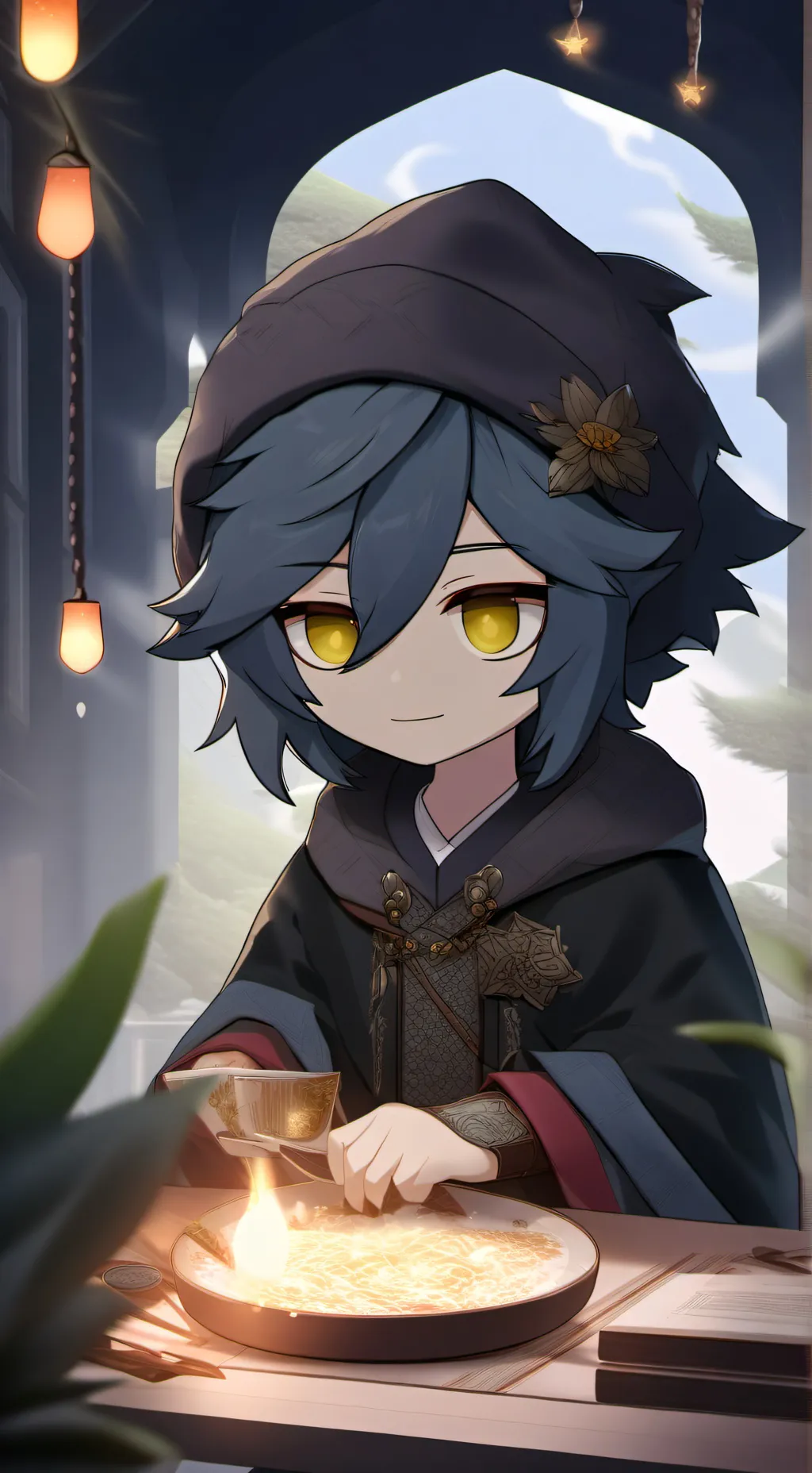 ai character: снюсаед background