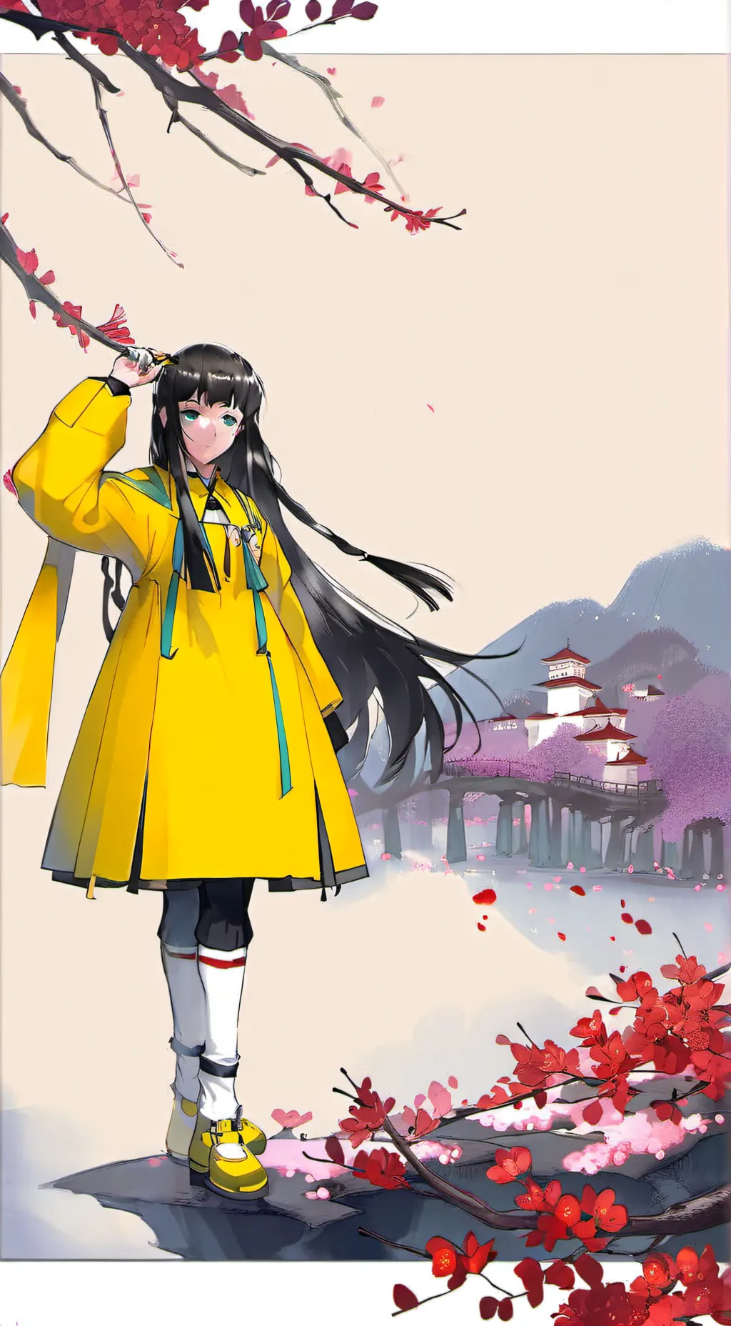 ai character: tokito x t/n background