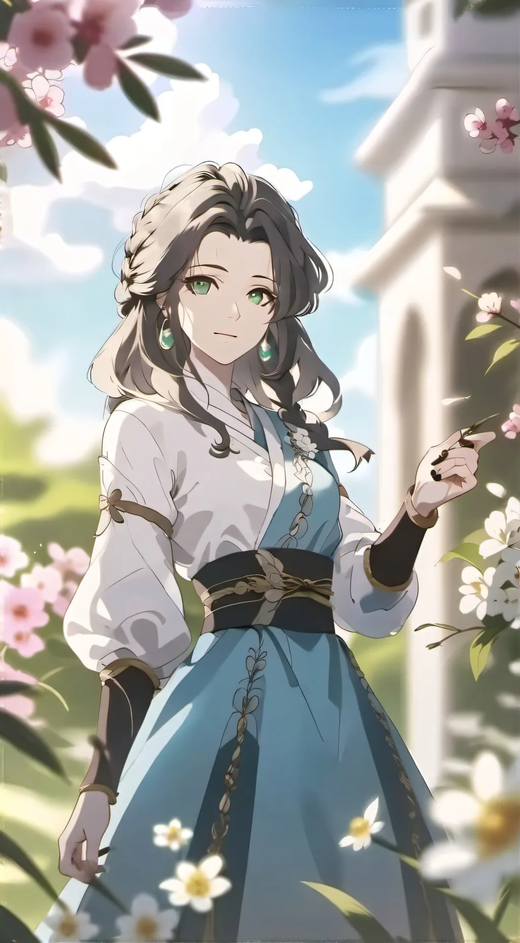 ai character: Karolien  background