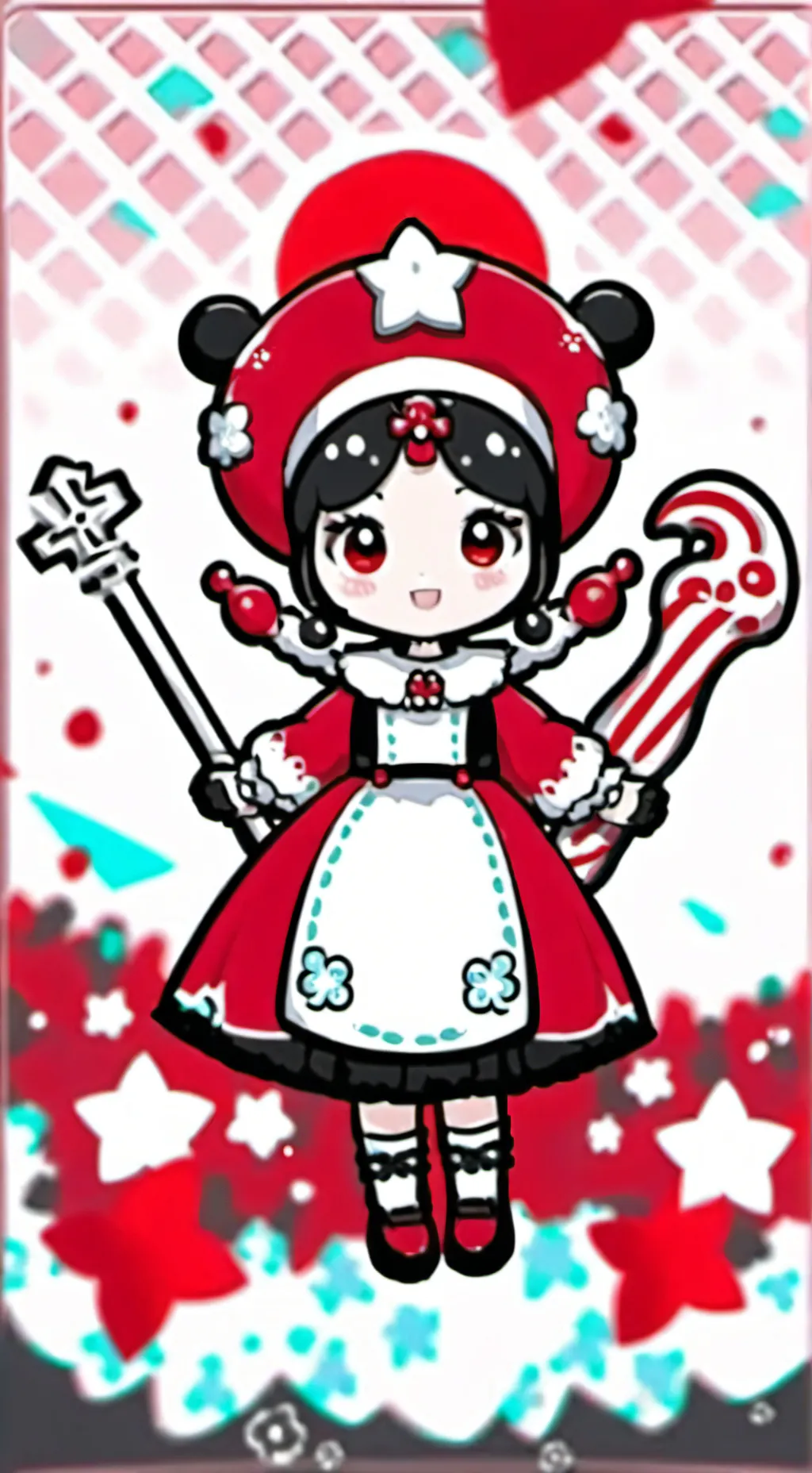 ai character: Май мело. background