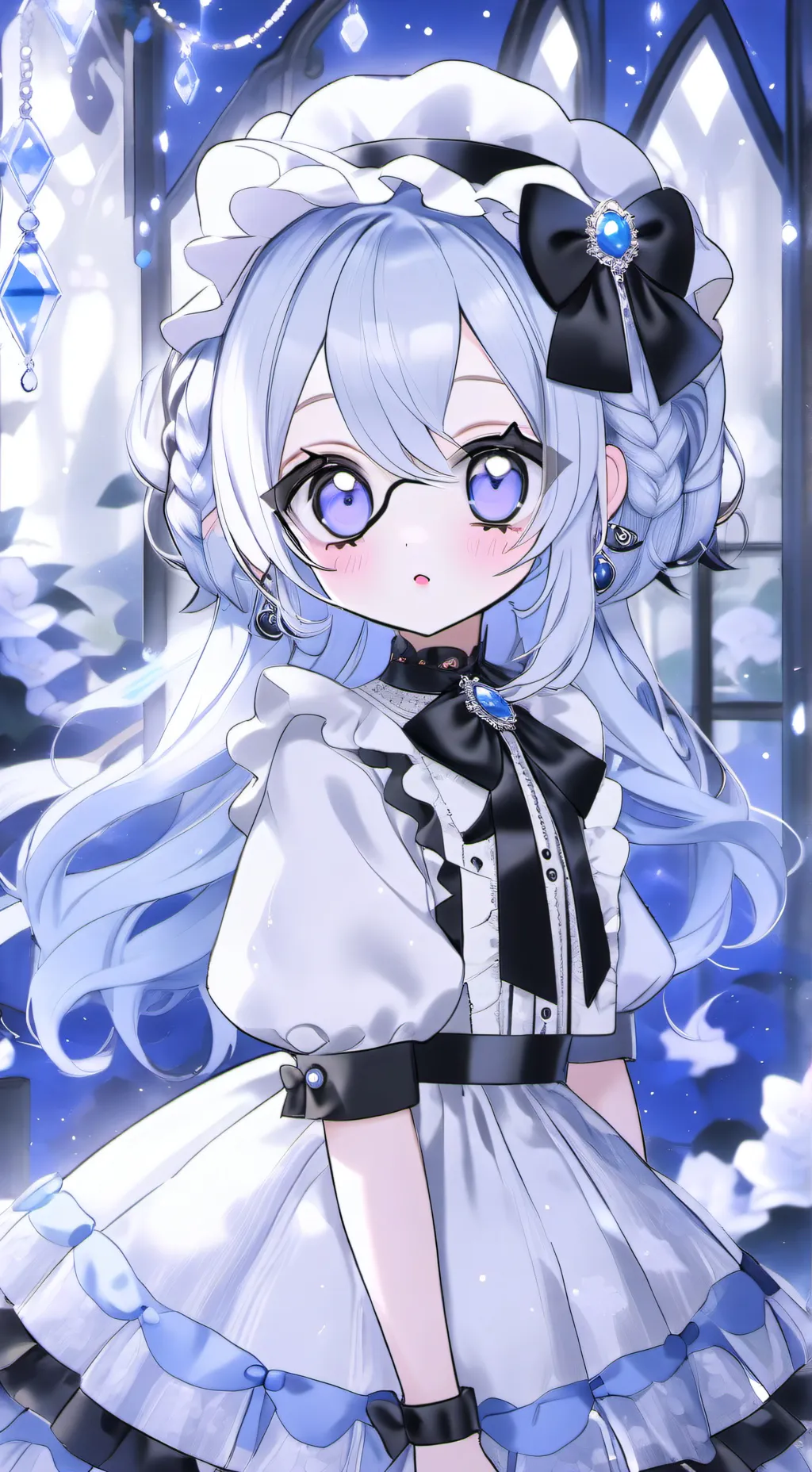 ai character: rose background