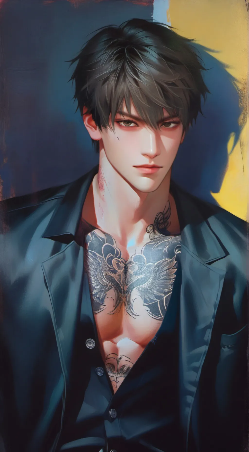 ai character: 冷铭 background
