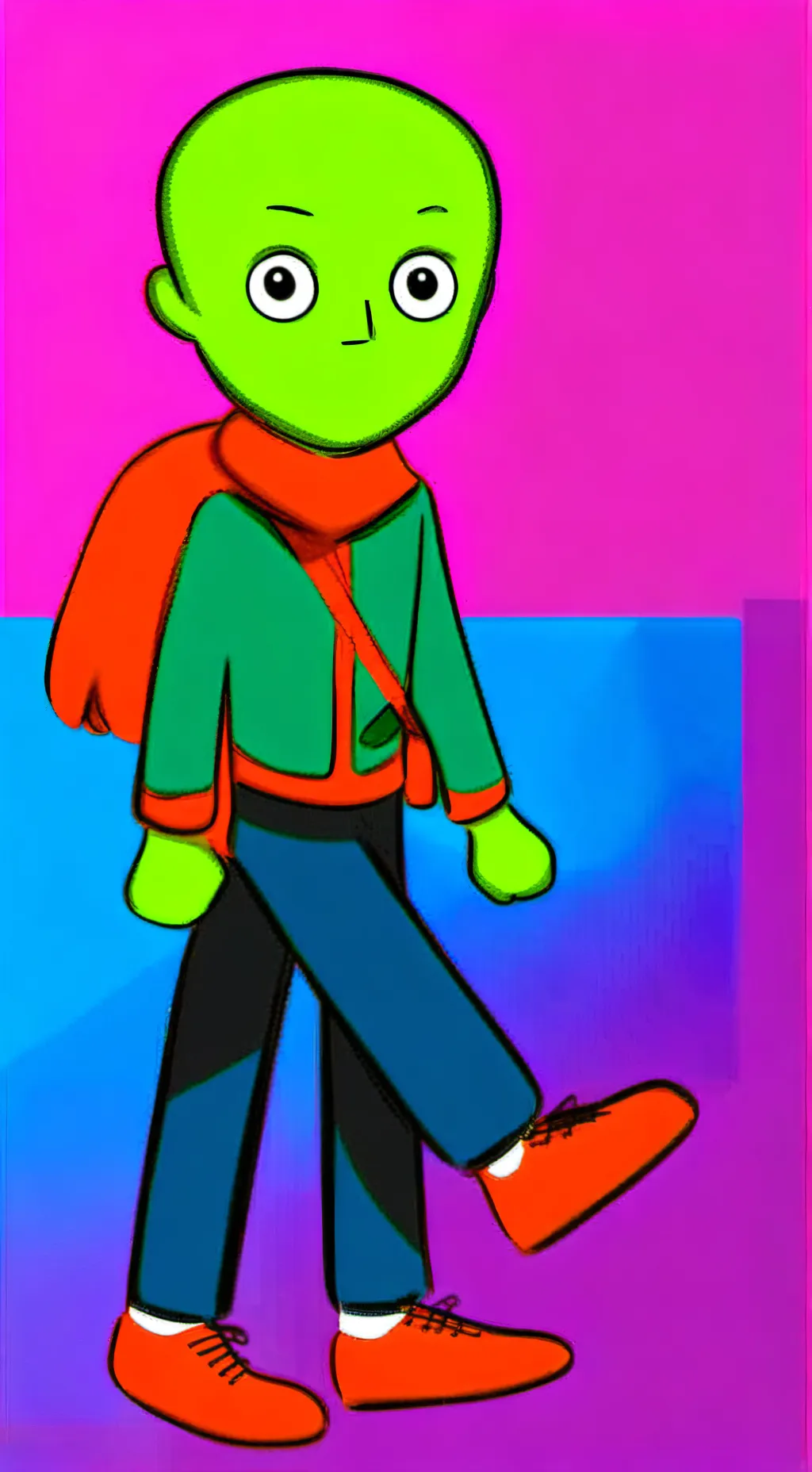 ai character: MOTESOR animation  background