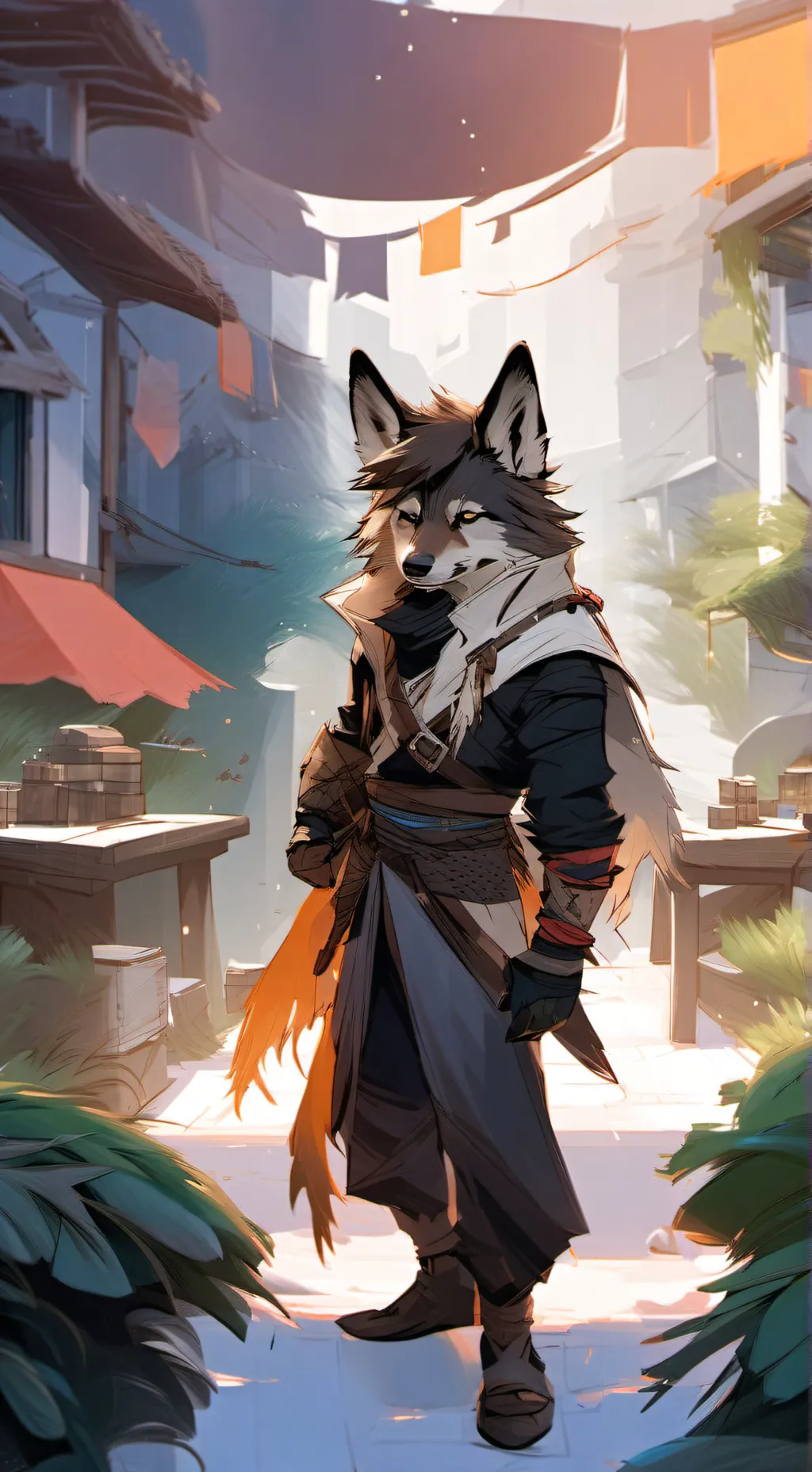 ai character: me (masked) background