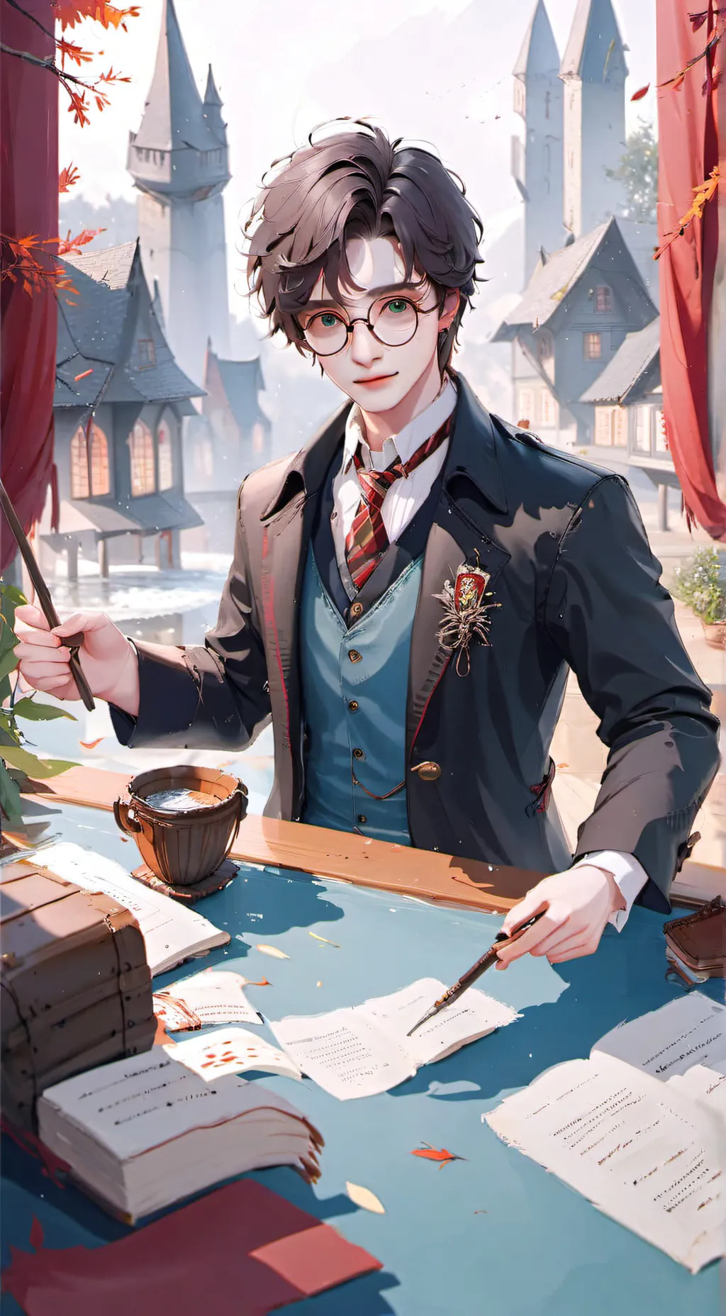 ai character: Harry Potter background