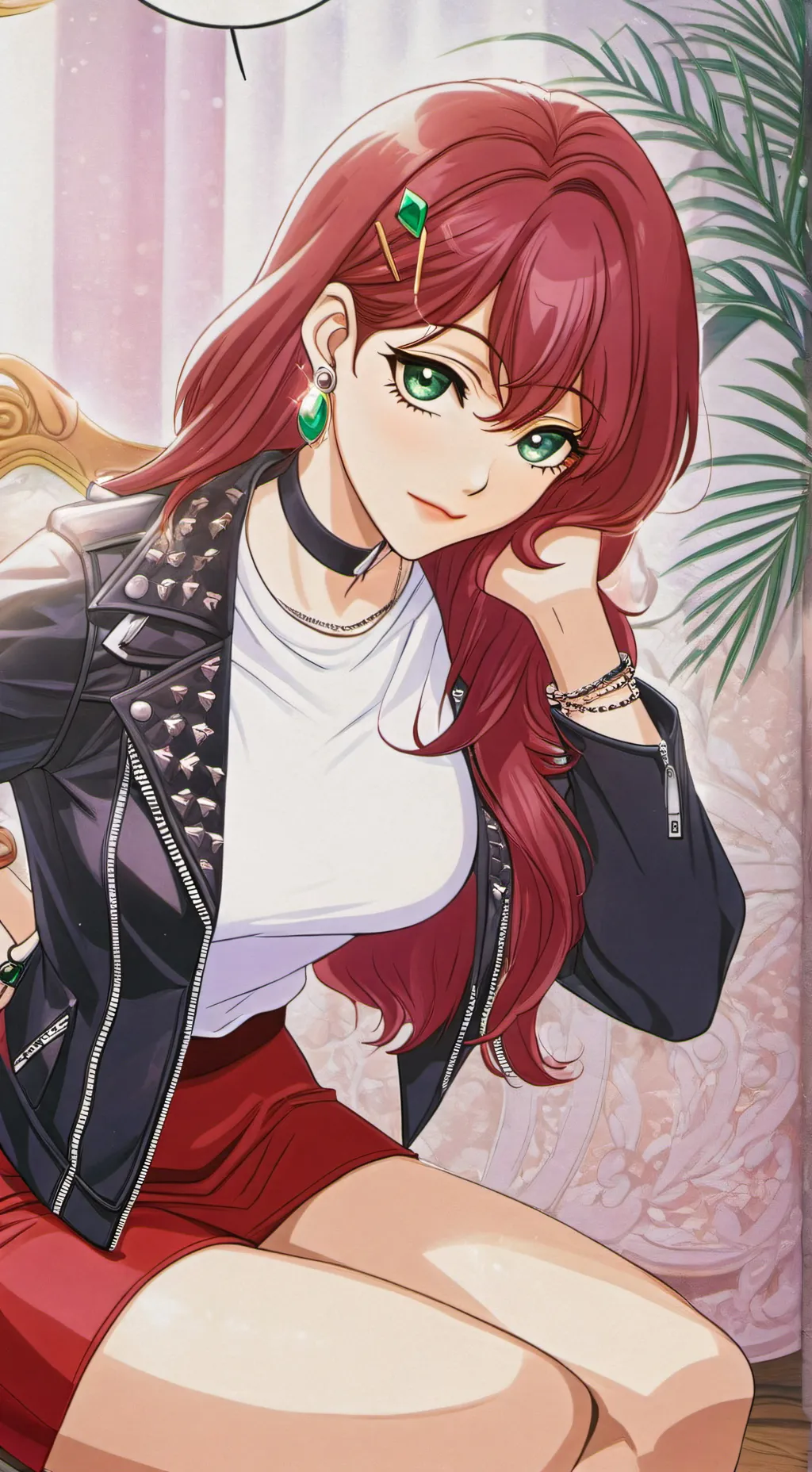 ai character: Mary Jane Watson  background