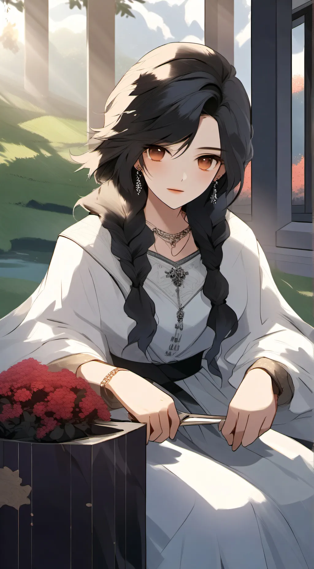 ai character: Lilly background