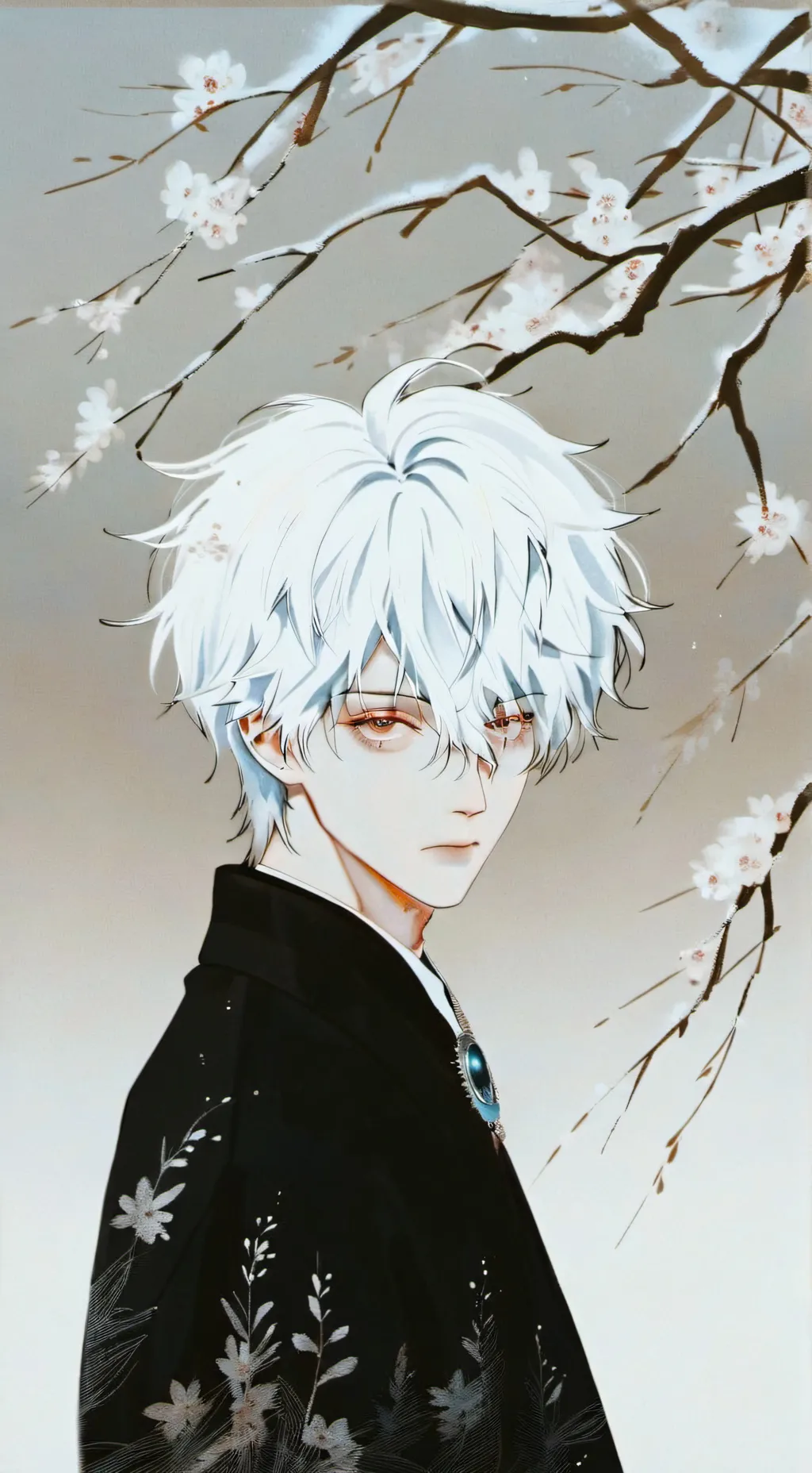 ai character: годжо  background